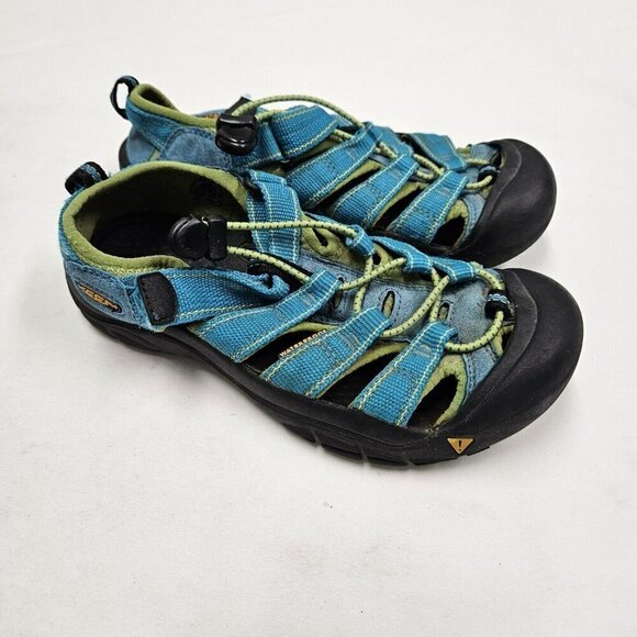 KEEN Big‎ Kid's Newport H2 Blue Hiking Sandals Shoes  Size 4 - Picture 1 of 11